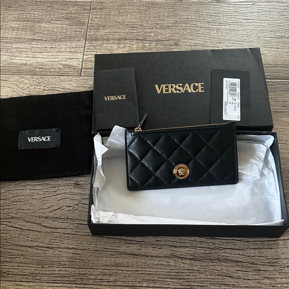 Versace Medusa Quilted Nappa Wallet
